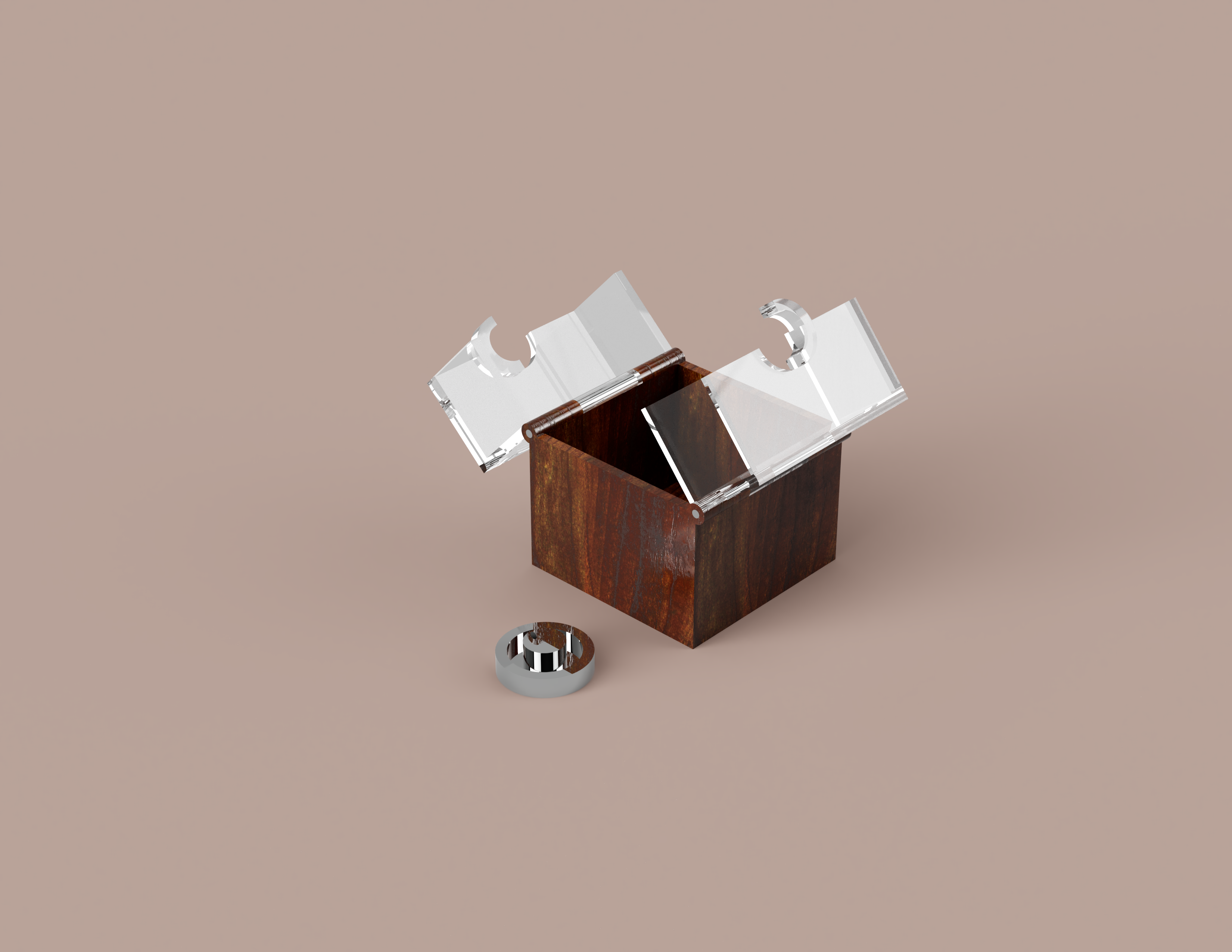 3D rendering Box