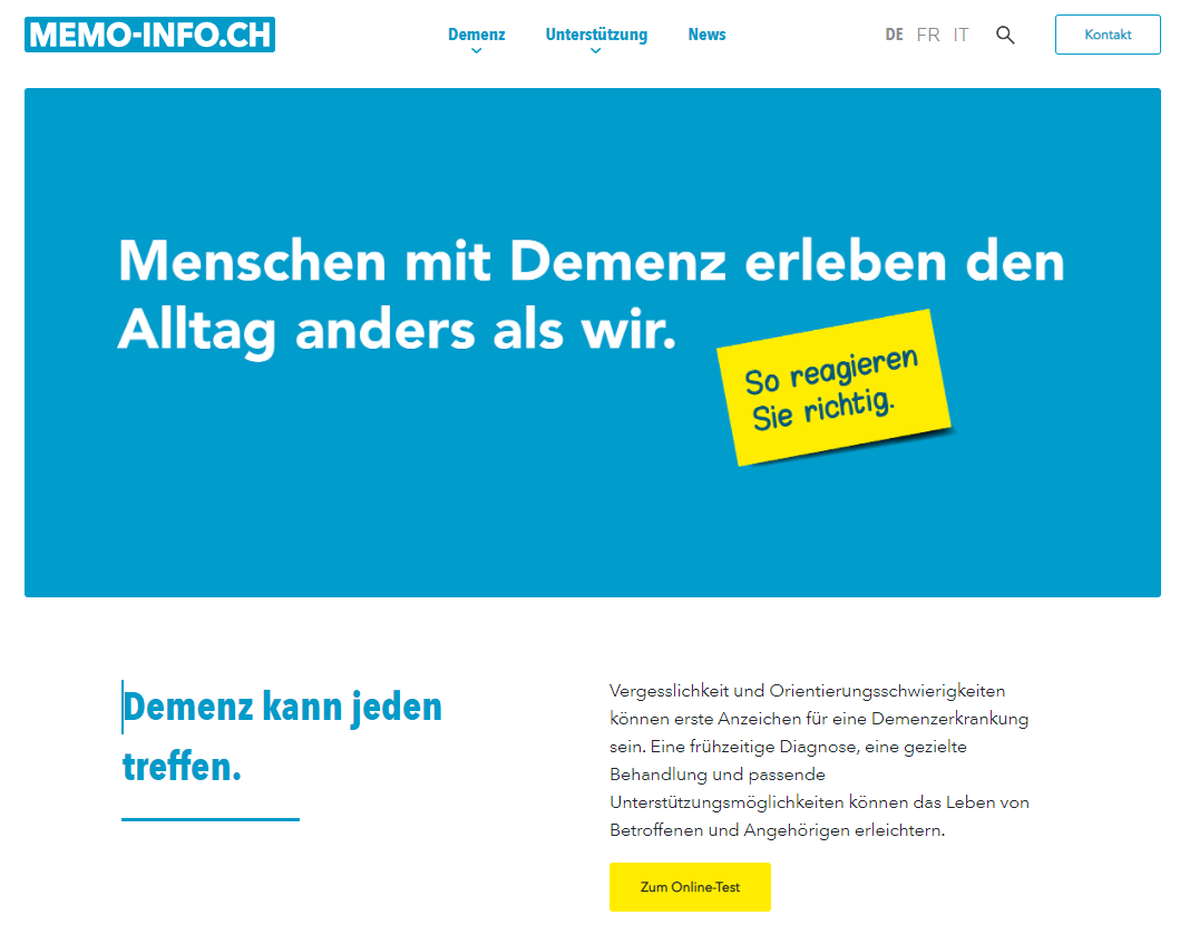 Webseite und Newsletter